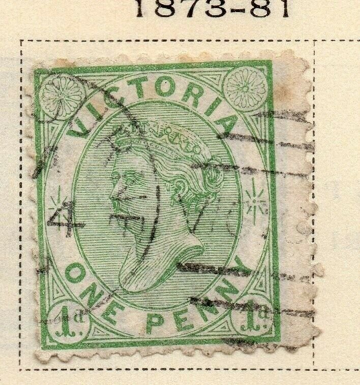 Victoria 1873-81 Early Issue Fine Used 1d. 326797