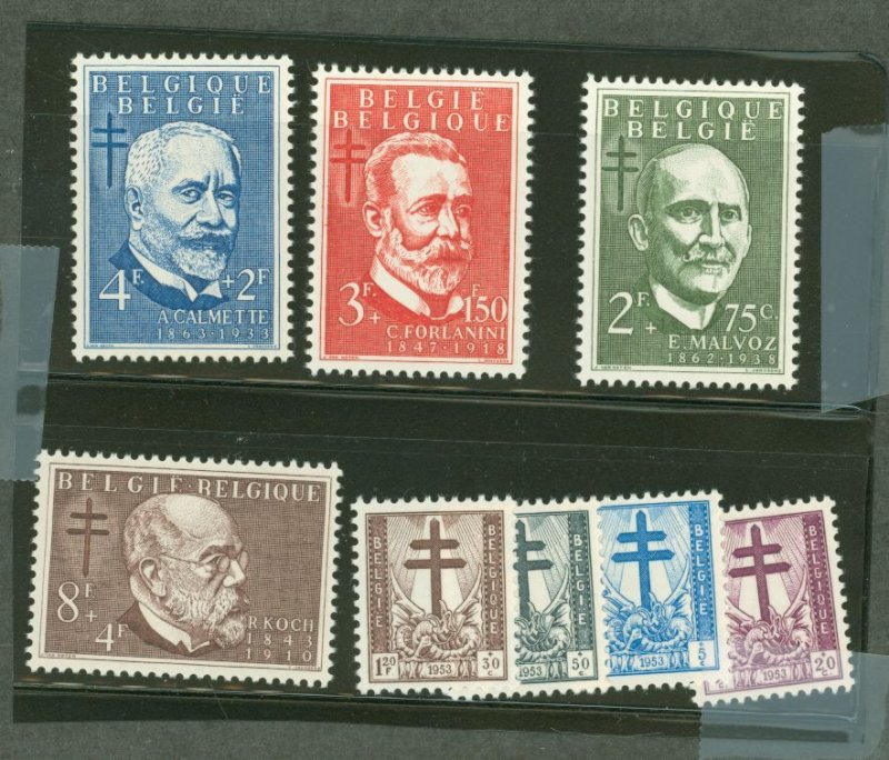 Belgium #B547-B554 Mint (NH) Single (Complete Set)