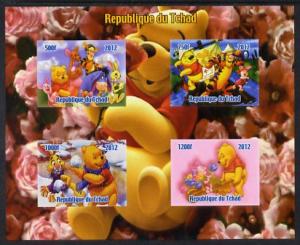 Chad 2012 Disney's Winnie the Pooh imperf sheetlet contai...