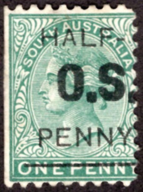 SOUTH AUSTRALIA #O49 USED *MINOR FAULT* ~JM-3865