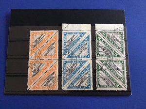 Liberia Cancelled Airmail  Stamps Blocks R43709