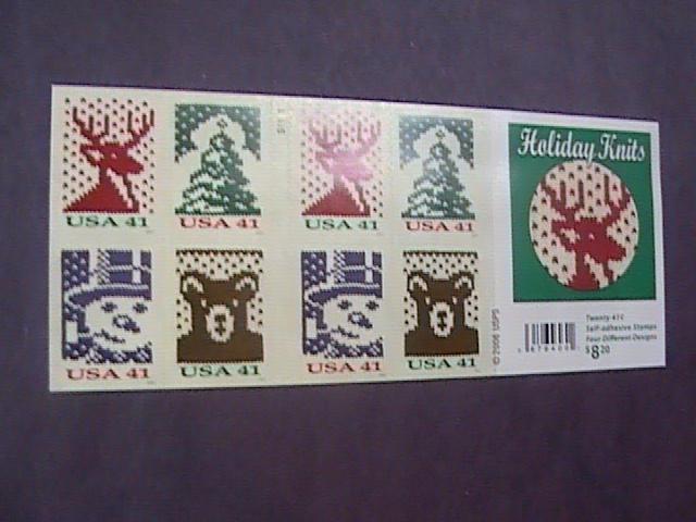 U.S.# 4210b-MNH--BOOKLET PANE OF 20--CHRISTMAS---2006