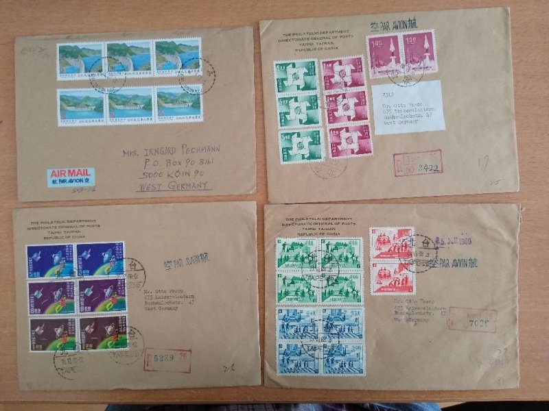 Taiwan  16 interesting old  covers