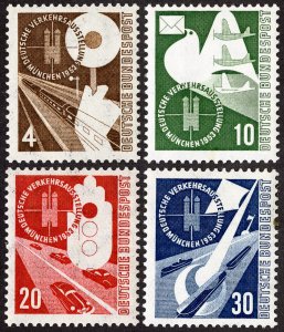 Germany Stamps # 698-701 MNH XF Scott Value $65.00