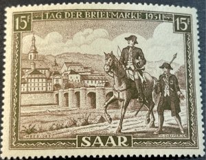 SAAR # 227-MINT/HINGED----SINGLE---1951