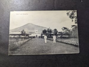 1886 Germany West Africa RPPC Postcard Cover Arusch to Glauchau