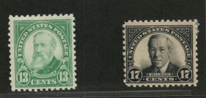 US Scott 622-23 Mint LH BEAUTIES