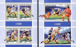 Togo 2019, Rugby 2 s/s, MNH