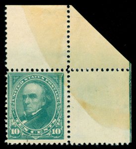 MOMEN: US STAMPS #273 VAR. MINT OG NH MOST GUM ON FRONT PAPER FOLD