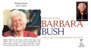 Barbara Bush FDC w/ Digital Color Pictorial (DCP) cancellation