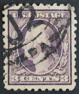 U.S. Used #464 3c Washington, Superb Jumbo Appearing (corner crease). Nice! 