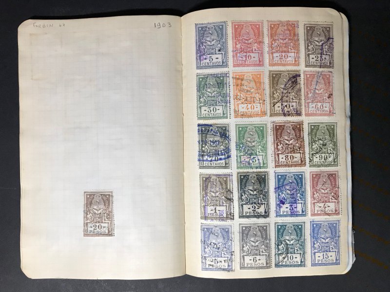 Argentina Revenue Stamps Mint/Used 1891-1932 (1600 Stamps)