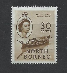 NORTH BORNEO SC# 270 F-VF MNH 1954