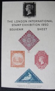 London International Stamp Exhibition 1950 Souvenir Sheet