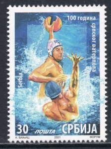 1670 - SERBIA 2021 - Centenary of Serbian Water Polo - MNH Set
