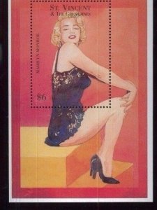 St. Vincent 1995 - Scott# 2213 - Marilyn Monroe - Souvenir Sheet - MNH 