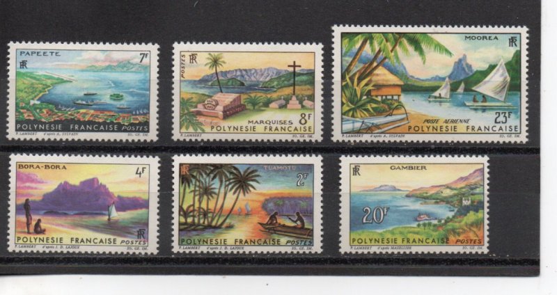 French Polynesia 211-215,C32 MLH