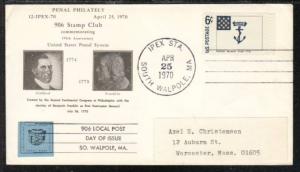 906  1970 Local Post Cover