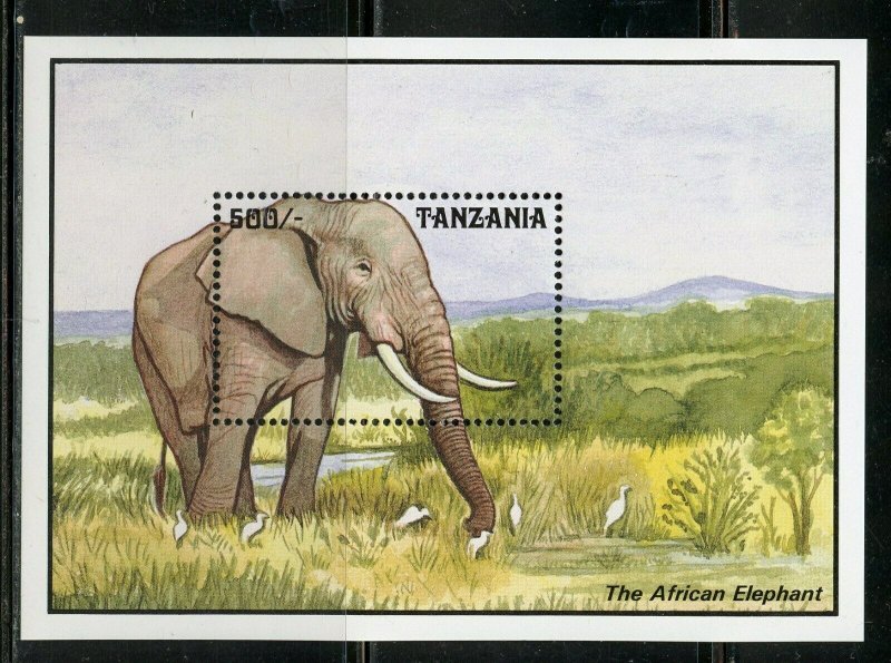 ANIMALS OF TANZANIA SCOTT#1026/29 TWO SHEETS AND TWO SOUVENIR SHEETS  MINT NH  