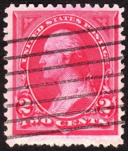 1894, US 2c, George Washington, Used, Sc 249