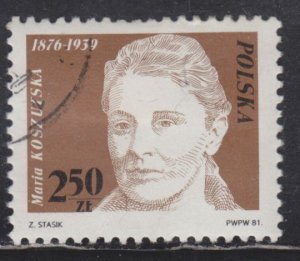 Poland 2485 Maria Koszutska 1981