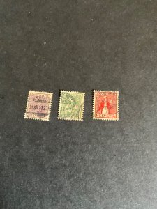 Switzerland Stamp #B7-9 used