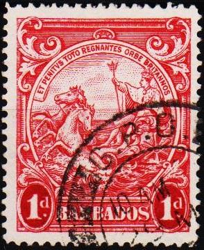 Barbados. 1938 1d  S.G.249a Fine Used