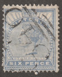 Victoria, Scott#165, used, hinged, six pence