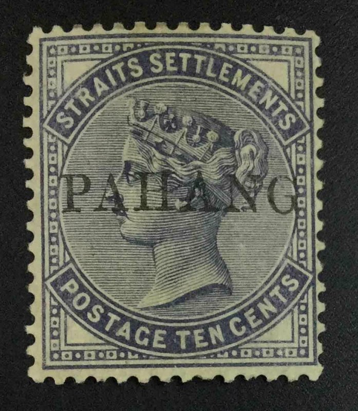 MOMEN: MALAYA PAHANG SG #3 1889 MINT OG H £225 LOT #64333