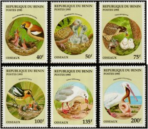 Benin 780-85 - Mint-NH - Birds Feeding Chicks (1995) (cv $3.75)