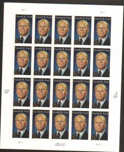 US #4199 Mint Sheet Gerald R. Ford president 