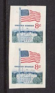 USA #1338fi XF/NH Imperf Pair