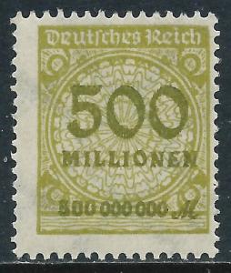 Germany, Sc #293, 500mil m, MNH