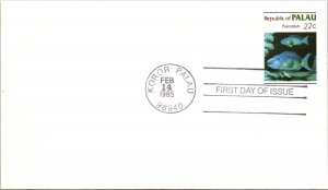 Palau, Worldwide First Day Cover, Postal Stationary, Fish