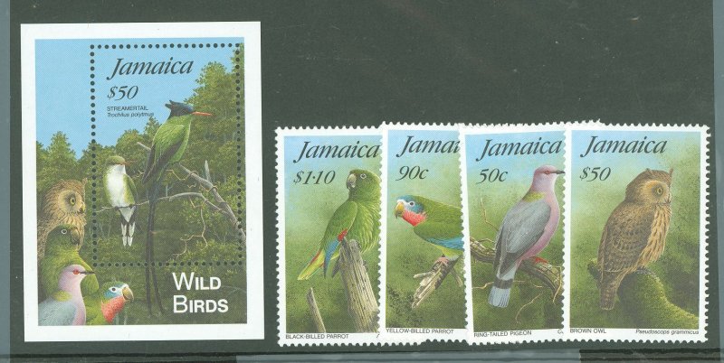 Jamaica #827-31 Mint (NH) Souvenir Sheet