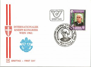 Austria 1982 FDC - International Kneipp Congress Vienna - F13292
