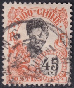 Indochina 1907 Sc 52 used