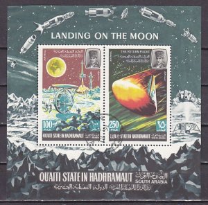 Aden-Quaiti, 121, BL9 A. Lunar Space Research s/sheet  Canceled. ^
