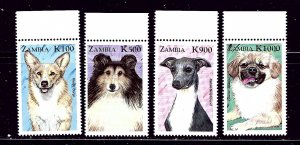 Zambia 804-07 MNH 1999 Dogs   #2