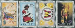 Vanuatu 1981 SG322-325 Christmas set MNH