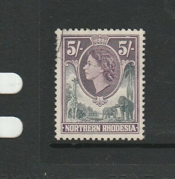 Northern Rhodesia 1953 5/- VFU SG 72