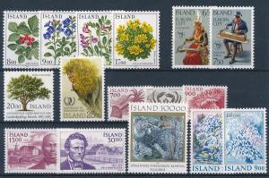 [68604] Iceland 1985 Complete Year Set  MNH