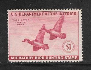 #RW10 MH Federal Duck Stamp