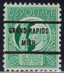 Precancel - Grand Rapids, MI PSS 908-71 - Bureau Issue