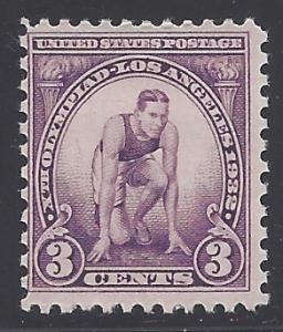 # 718 3c Plympic Games Issue 1932 Mint NH
