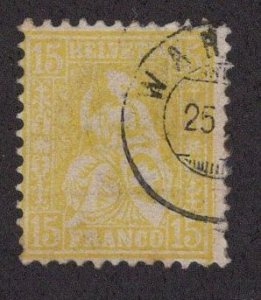 SWITZERLAND #54 USED *MINOR FAULT* ~JM-2110