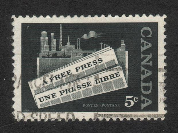 Canada #375 - Newspaper Industry - Used