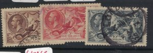 Great Britain 1934 Seahorses SG 450-2 VFU (5ful)