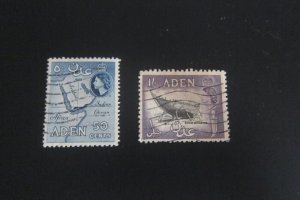 Aden 1953 Sc 53a,55a p12X13.5 FU