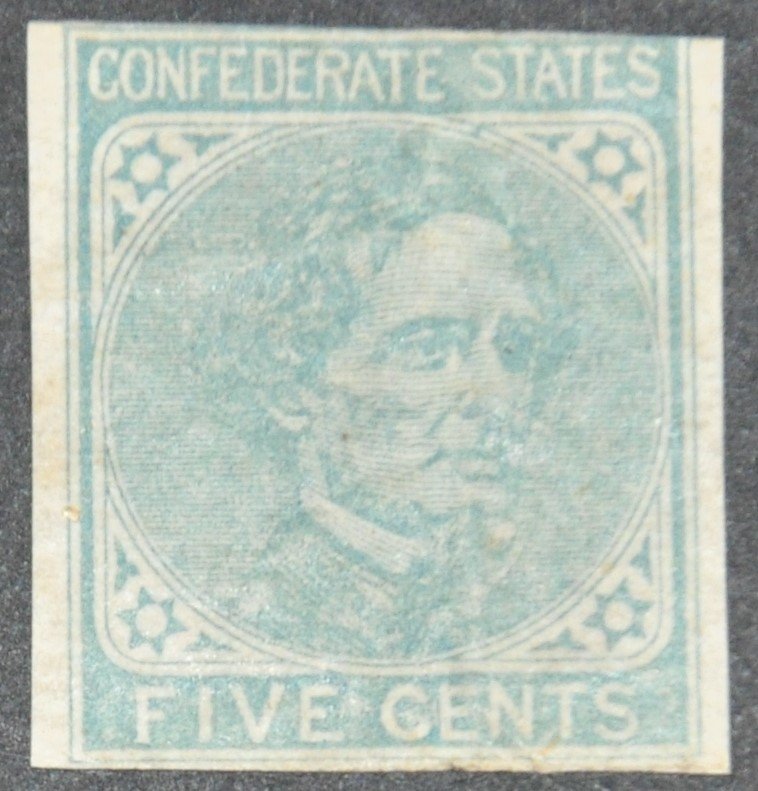 Confederate States of America Scott #6 (crease) – MNH